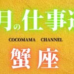 蟹座♋ 　【6月の仕事運】2021⭐タロット占い🔮ココママ❤星座⭐占星術⭐当たる⭐月間リーディング⭐今月⭐来月