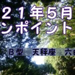 【５月運勢】ピンポイント占い【Ｂ型・天秤座・六白金星】