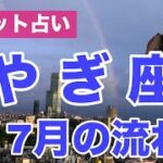 【占い】やぎ座さんの７月の流れをタロットで占ってみた✨