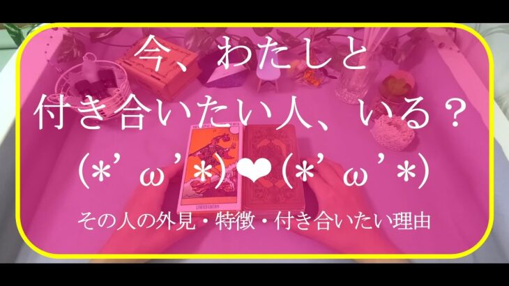 💛リクエスト💛【今、わたしと付き合いたい人、いる？】いるなら、その人の外見・特徴・付き合いたい理由まで深堀りリーディング☆彡【タロット占い❤Byさるじん】