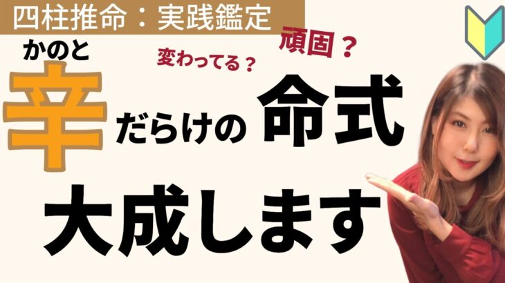 【四柱推命実践】日干「辛」の人は変わり者？大成功の兆し