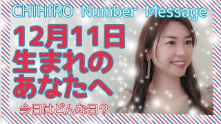 【数秘術】2021年12月11日の数字予報＆今日がお誕生日のあなたへ【占い】