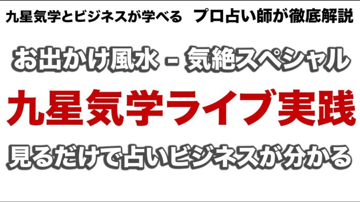 【占い】プロはどうやって蟹邸するの？ 九星気学ライブ実践