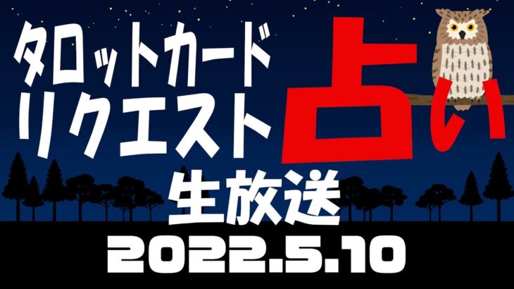 【タロット占い生放送】明日も生放送やる予定！_2022_5_10