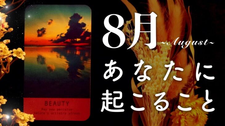 8月あなたに起こること🌟不思議なほど当たる😳💭💭恋愛・仕事・人間関係・金運🌟タロット占い&オラクルカードリーディング🔮