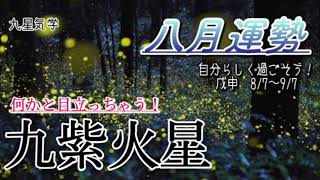 【九星気学】開運ひと言アドバイス🧚‍♀️💫九紫火星８月のバイオリズム