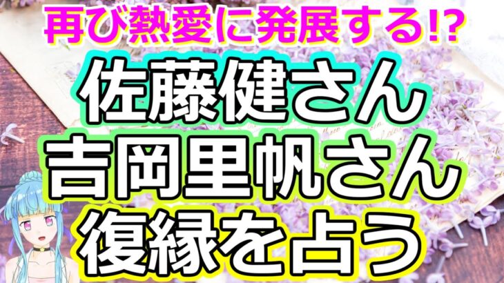 【リクエスト占い】佐藤健さんと吉岡里帆さんの相性と復縁の可能性を占ってみた【彩星占術】