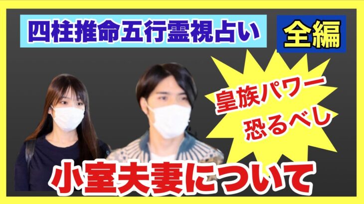 【四柱推命五行霊視占い】小室夫妻について（全編）