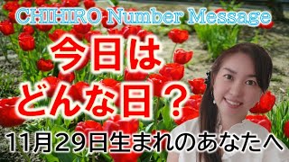 【数秘術】2022年11月29日の数字予報＆今日がお誕生日のあなたへ【占い】