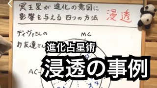 進化占星術の「浸透」の事例　ディヴァさんのお友達とヨガナンダ