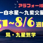 【アラフォー婚活女子】易、九星気学で占う7/31〜8/6の週間運勢