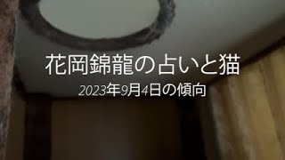 花岡錦龍の占いと猫（2023年9月4日の傾向）