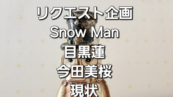 リクエスト企画　Snow Man目黒蓮と今田美桜の現状をタロットでみた