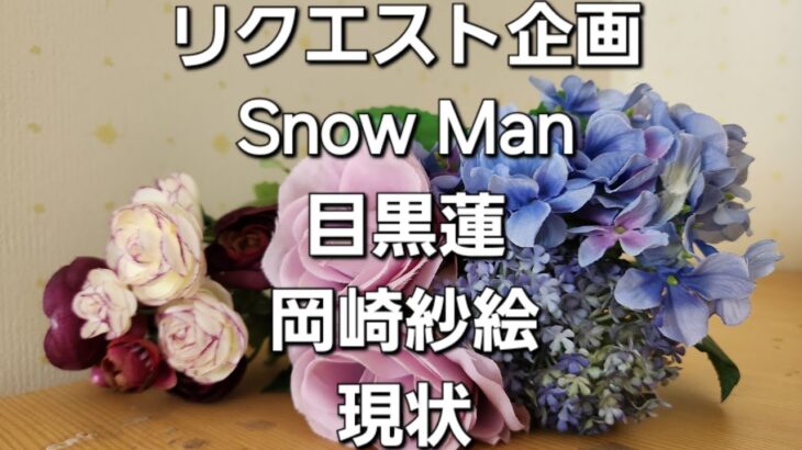 リクエスト企画　Snow Man目黒蓮と岡崎紗絵現状をタロットでみた