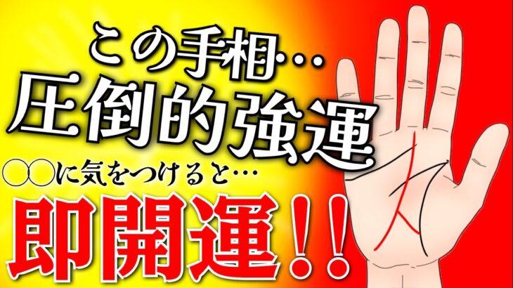 【手相×開運日】開運準備完了⁉〇〇に気を付けるだけで才能が開花