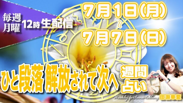 【週間占い】2024年7月1日(月)〜7月7日(日)ひと段落、解放されて次へ