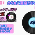 【占い】九紫火星2024年9月の運勢Part2【B面】「あの頃の自分がヒントをくれる」『ゆりねこ深夜のひとりごと番外編』