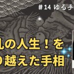 【波乱の人生！を乗り越えた手相】波乱万丈#14ゆる手相解説