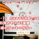 【ライブ毎日占星術】2024年9月15日・16日　月はみずがめ座～うお座へ→良いかもしれない3星座を発表＋12星座別のラッキーカラー→ハッピー占い・占星術ライター山田ありす