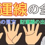 【手相占い】金運がわかる財運線を完全解説！線の数よりも長さに注目！