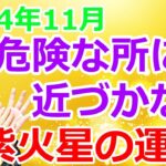 【占い】【危険なところに近づかない】九星気学2024年11月の九紫火星さんの開運予報全体運、仕事運、人間関係運、健康運、ラッキーアクション