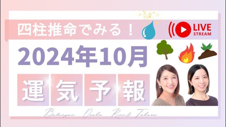 四柱推命で見る💫１０月の運気予報✨#占い #四柱推命 #運勢 #開運 #恋愛　#結婚 #復縁 #仕事