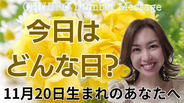 【数秘術】2024年11月20日の数字予報＆今日がお誕生日のあなたへ【占い】