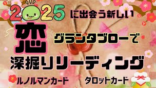 リクエストリーディング2025年に出会う新しい恋の深掘りリーディング🔮ルノルマンカードグランタブローで占いました。