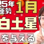 【占い】2025年1月八白土星さん「心を解きほぐす」（ライブ切り抜き）【九星気学・易・運勢】